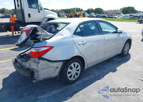 2016 Toyota Corolla L из США, поврежденный, VIN 2T1BURHE7GC500450